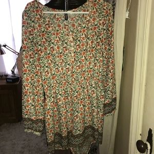 FLORAL ROMPER//H&M